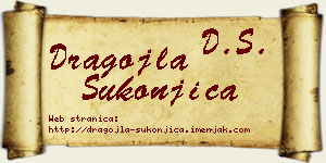 Dragojla Sukonjica vizit kartica